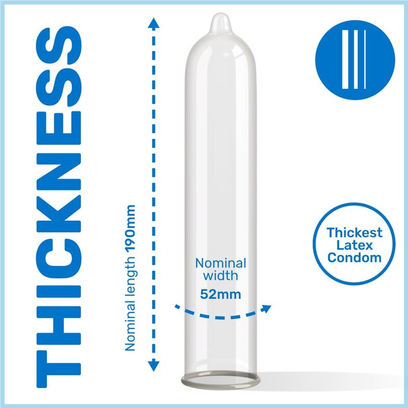 PASANTE - EXTRA CONDOM EXTRA THICK 12 UNITS - Imagem de 3