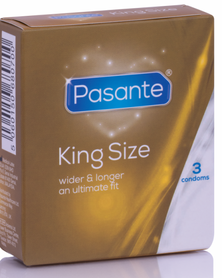 PASANTE - CONDOMS KING SIZE 3 UNITS