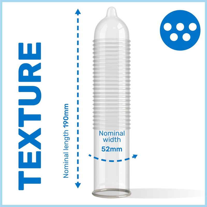 PASANTE - DOTTED CONDOMS MS PLACER 3 UNITS - Imagem de 3