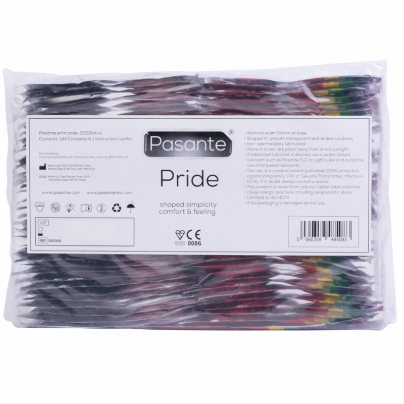 PASANTE - FORMAT GAY PRIDE 144 PACK CONDOMS (BAG) - Imagem de 2