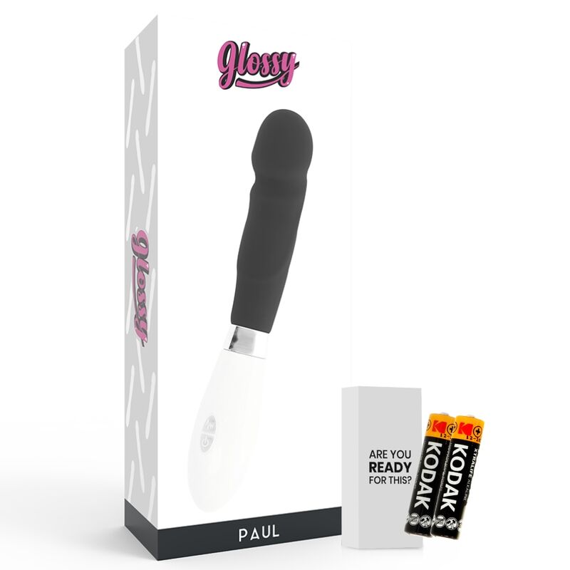 GLOSSY - PAUL VIBRATOR BLACK - Imagem de 4