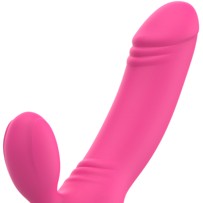 OHMAMA - BIX DOUBLE STIMULATION VIBRATOR XMAS EDITION PINK - Imagem de 3