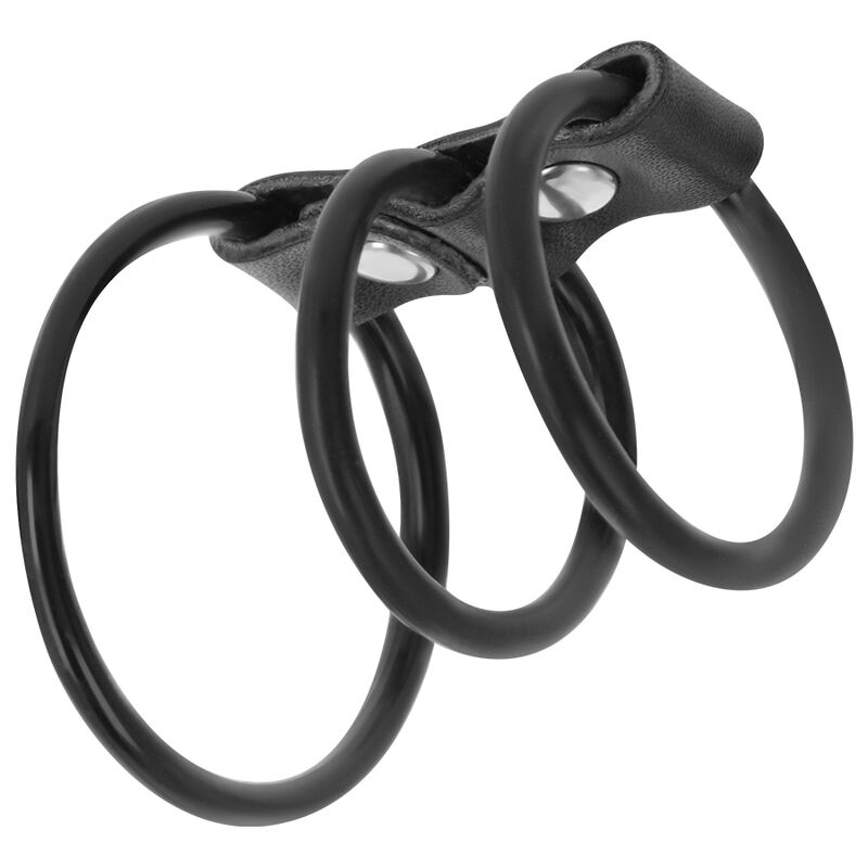 DARKNESS - SET OF 3 FLEXIBLE PENIS RINGS - Imagem de 2