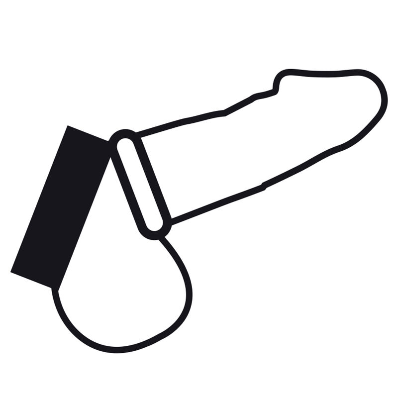 DARKNESS - METAL RING FOR THE PENIS AND TESTICLES - Imagem de 4
