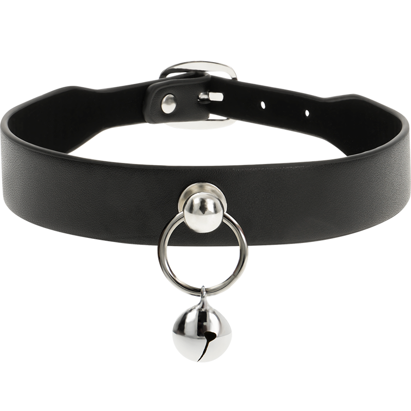 COQUETTE CHIC DESIRE - VEGAN LEATHER NECKLACE WOMAN ACCESSORY RATTLE/HOOP - Imagem de 3