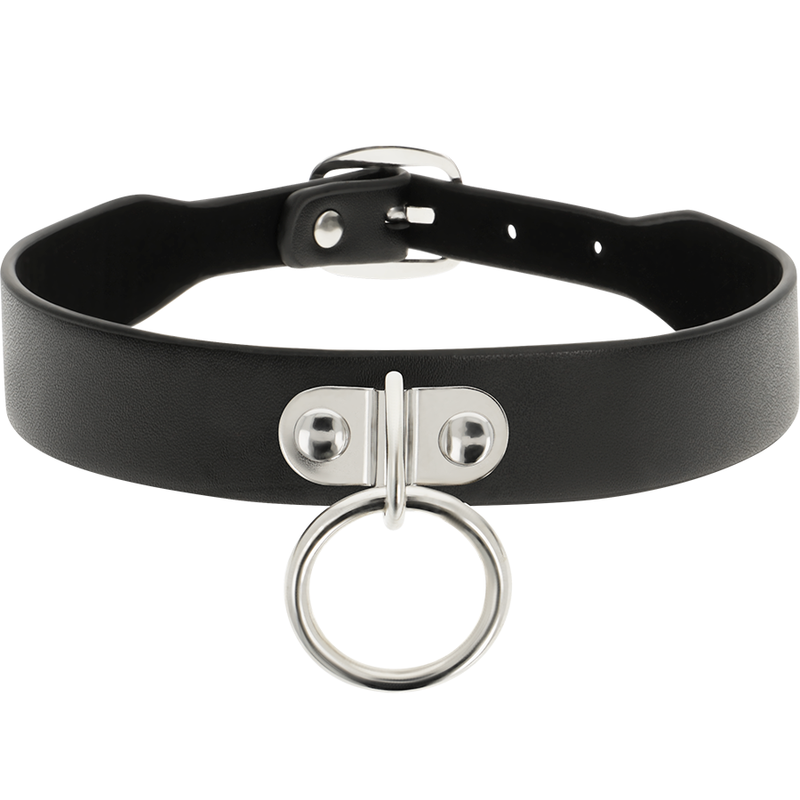 COQUETTE CHIC DESIRE - VEGAN LEATHER NECKLACE WOMAN FETISH ACCESSORY - Imagem de 3