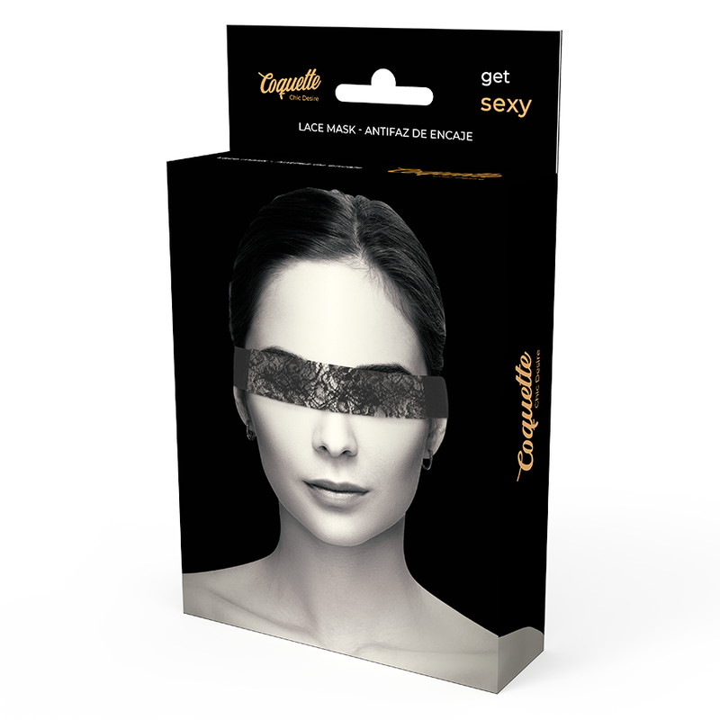 COQUETTE CHIC DESIRE - LACE MASK BLACK - Imagem de 5