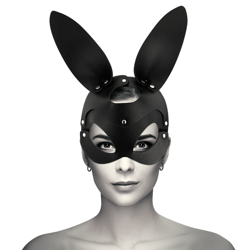 COQUETTE CHIC DESIRE - VEGAN LEATHER MASK WITH BUNNY EARS - Imagem de 2