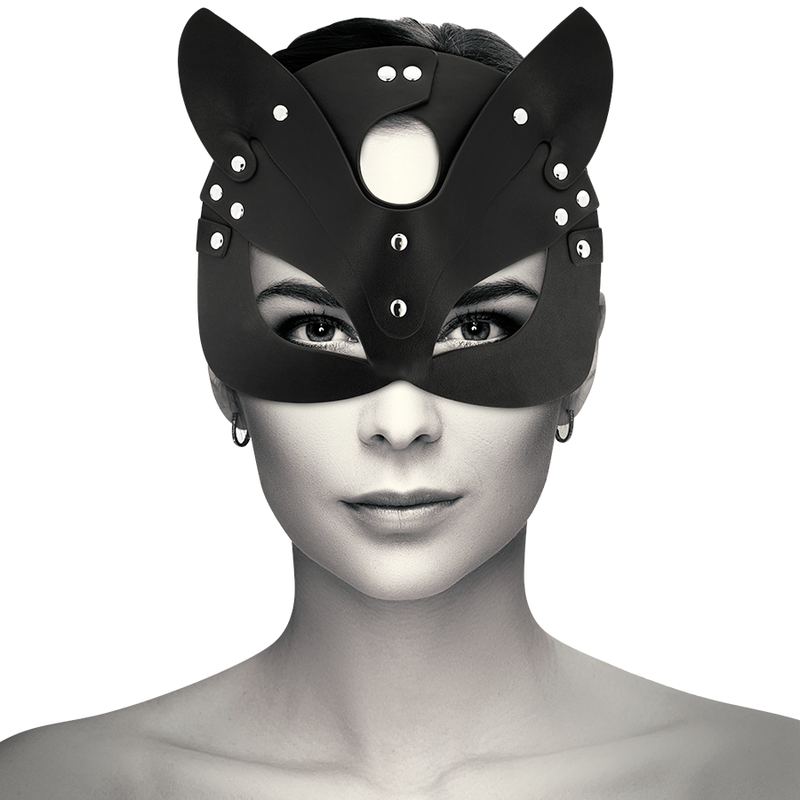 COQUETTE CHIC DESIRE - VEGAN LEATHER MASK WITH BUNNY EARS - Imagem de 2