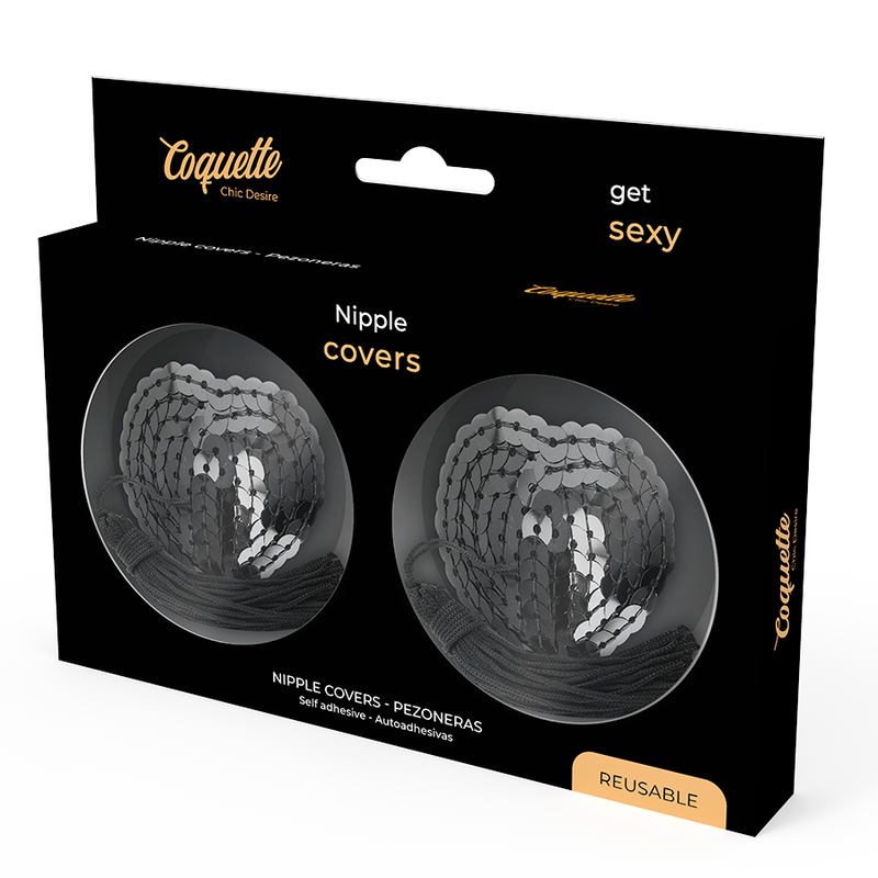 COQUETTE CHIC DESIRE - NIPPLE COVERS BLACK - Imagem de 4