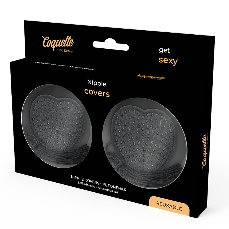 COQUETTE CHIC DESIRE - NIPPLE COVERS BLACK - Imagem de 4