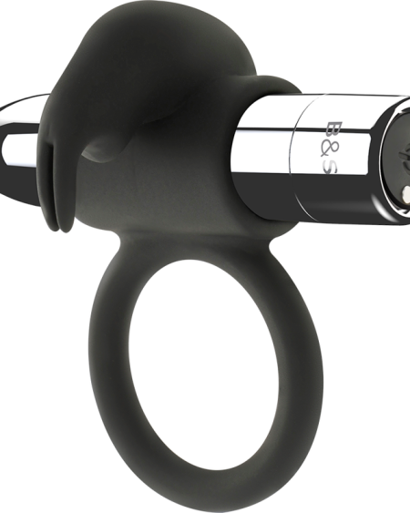 BLACKSILVER - BURTON RECHARGEABLE RING 10 VIBRATION MODES