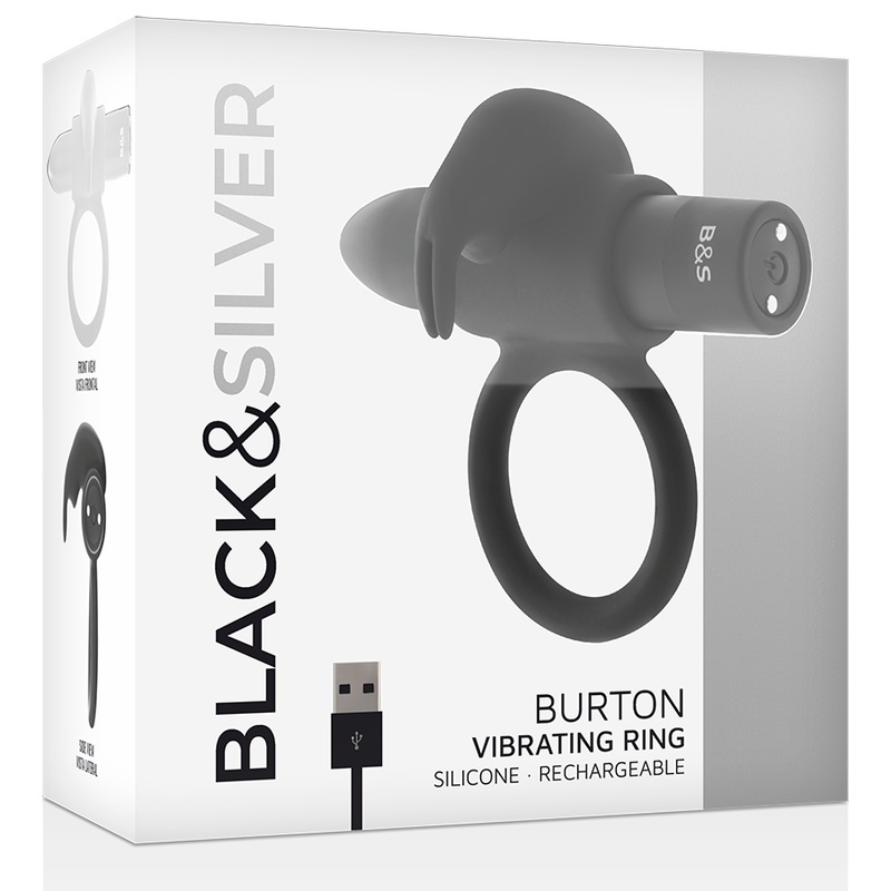 BLACKSILVER - BURTON RING 10 VIBRATION MODES BLACK - Imagem de 3