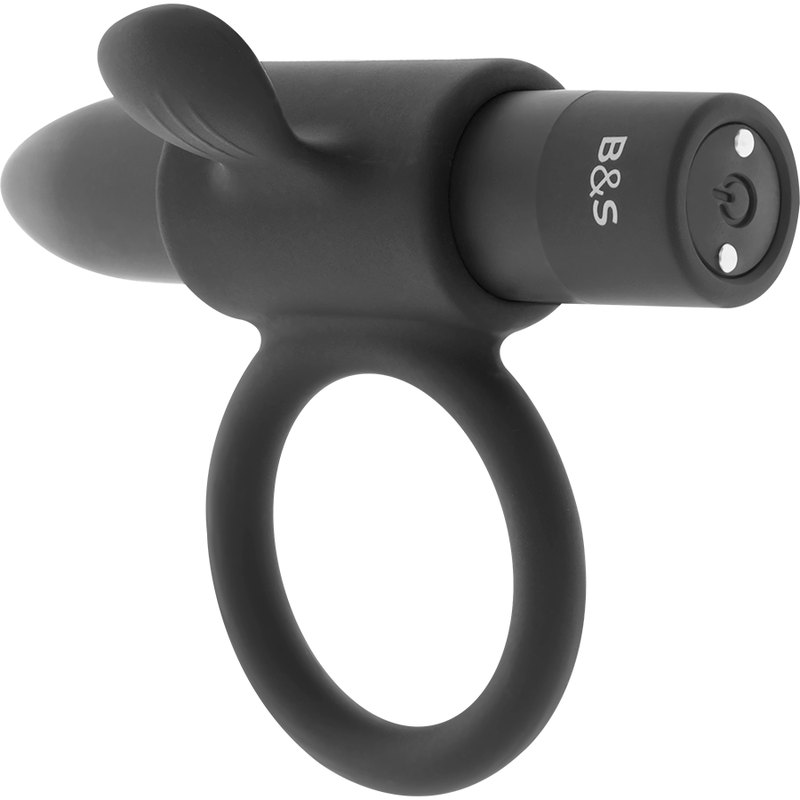 BLACKSILVER - CAMERON BLACK RECHARGEABLE RING