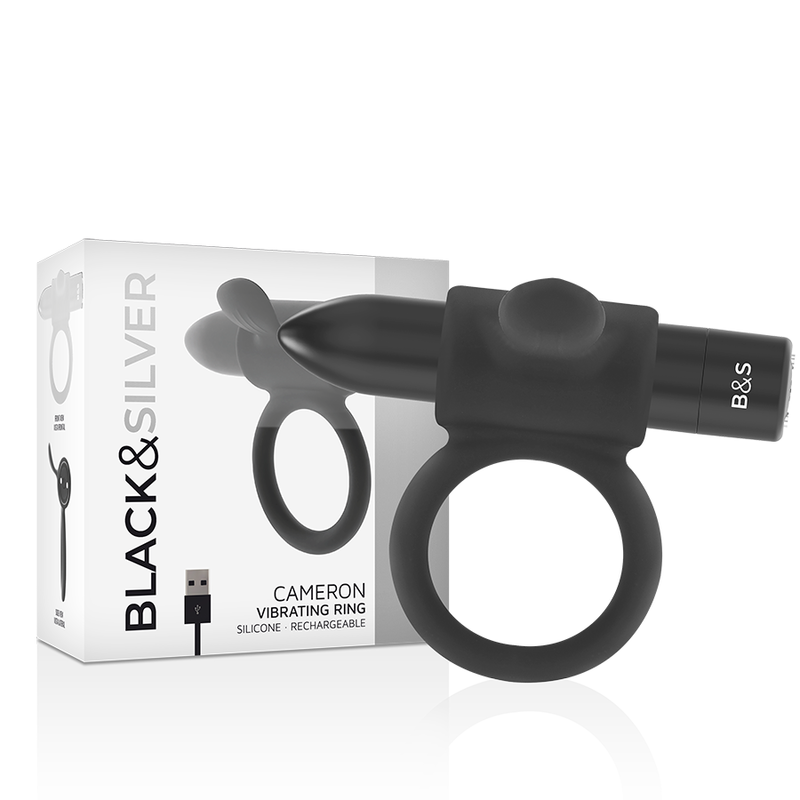 BLACKSILVER - CAMERON BLACK RECHARGEABLE RING - Imagem de 2