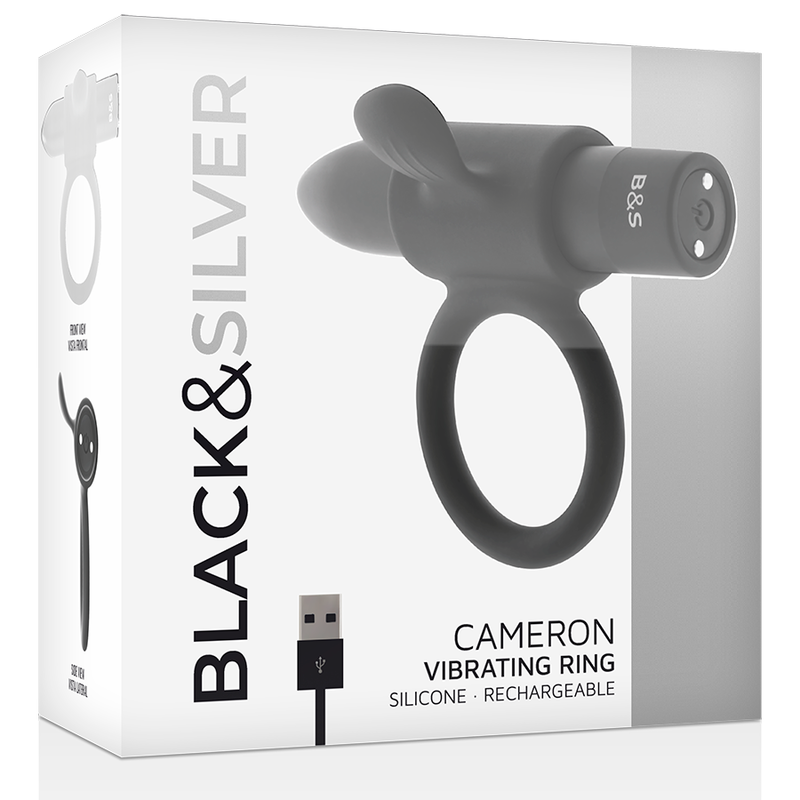 BLACKSILVER - CAMERON BLACK RECHARGEABLE RING - Imagem de 5