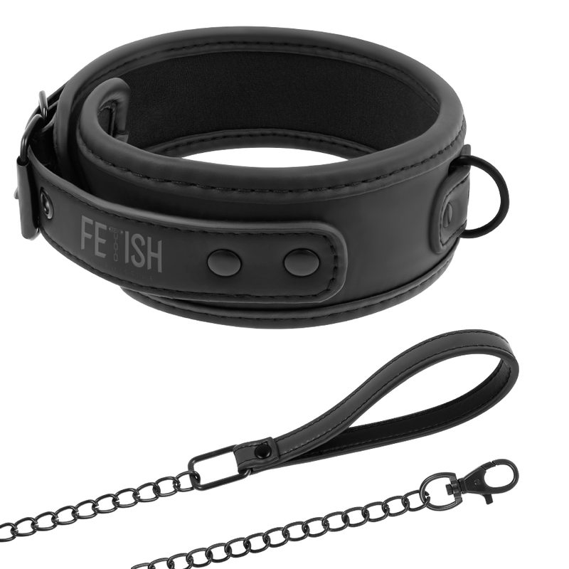 FETISH SUBMISSIVE - NOPRENE LINING CHAIN NECKLACE - Imagem de 2