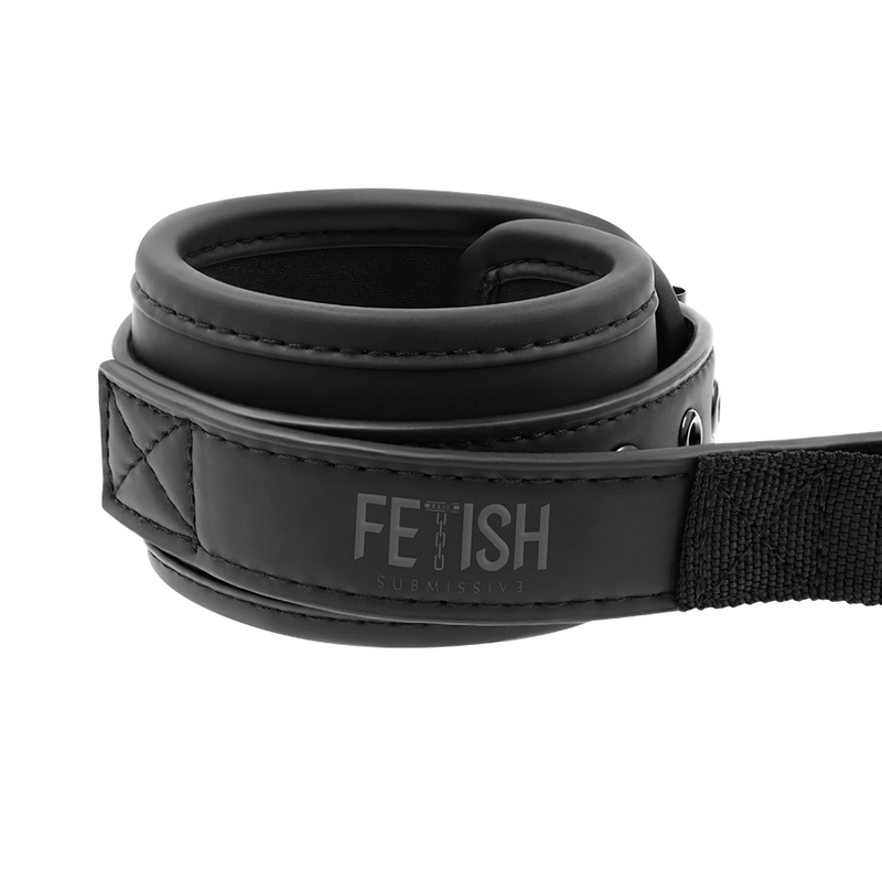 FETISH SUBMISSIVE - NOPRENE LINING HANDCUFFS WITH HANDLE - Imagem de 4