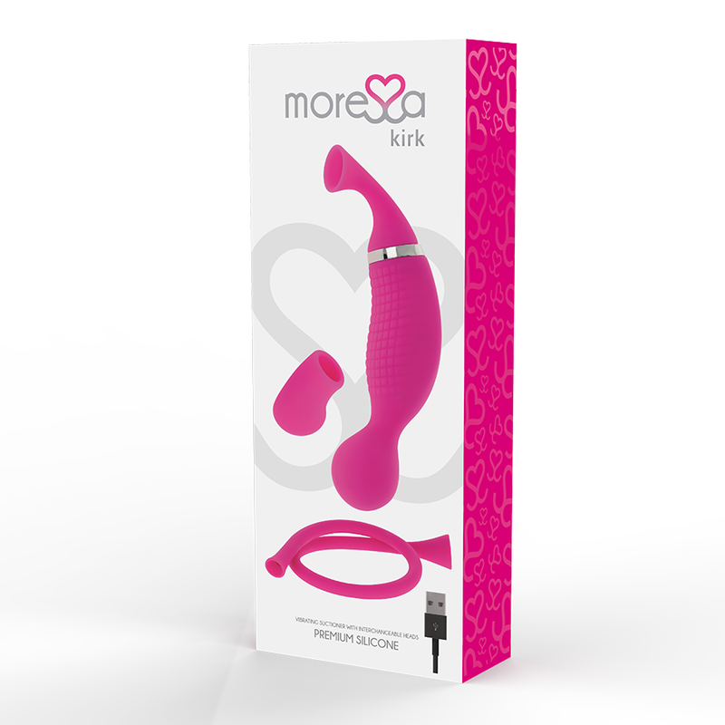 MORESSA - KIRK DUO SUCÇÃO + MASSAGEADOR MULTI-PERFORMANCE PREMIUM SILICONE RECARREGÁVEL - Imagem de 4