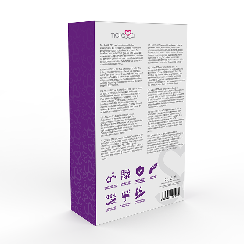 MORESSA - OSIAN SET PREMIUM LILAC SILICONE - Imagem de 4