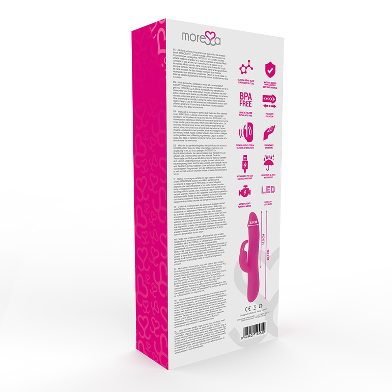 MORESSA - MOLLY PREMIUM SILICONE RECHARGEABLE - Imagem de 5