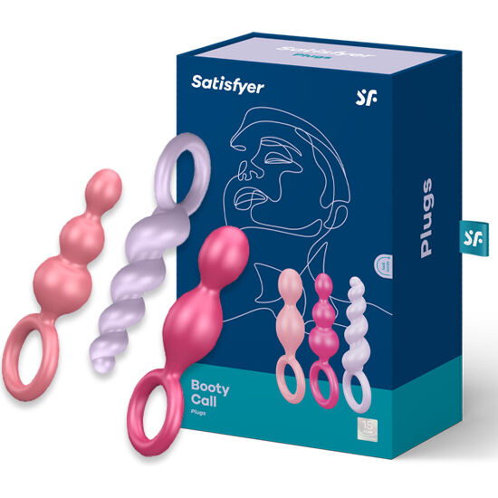 SATISFYER - ANAL PLUGS SET 3 PCS TRICOLOR - Imagem de 2