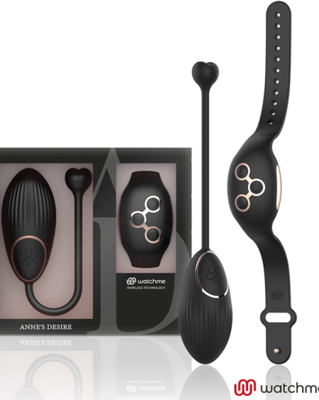 ANNE'S DESIRE - EGG REMOTE CONTROL TECHNOLOGY WATCHME BLACK/GOLD