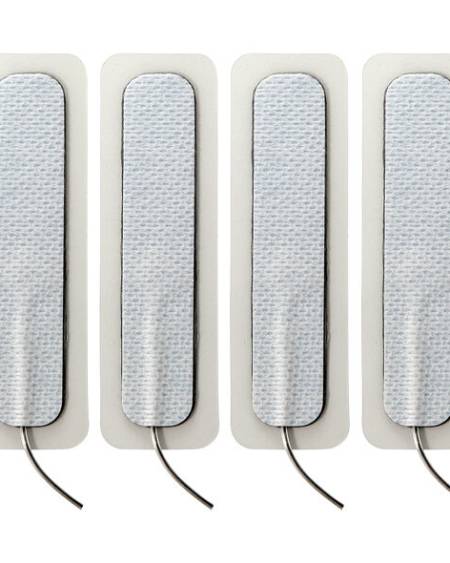 ELECTRASTIM - 4 X LONG SELF ADHESIVE PADS 1.5 CM X 7.5 CM