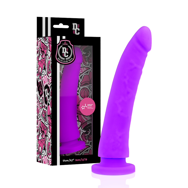 DELTA CLUB - TOYS HARNESS + DONG PURPLE SILICONE 17 CM -O- 3 CM - Imagem de 3