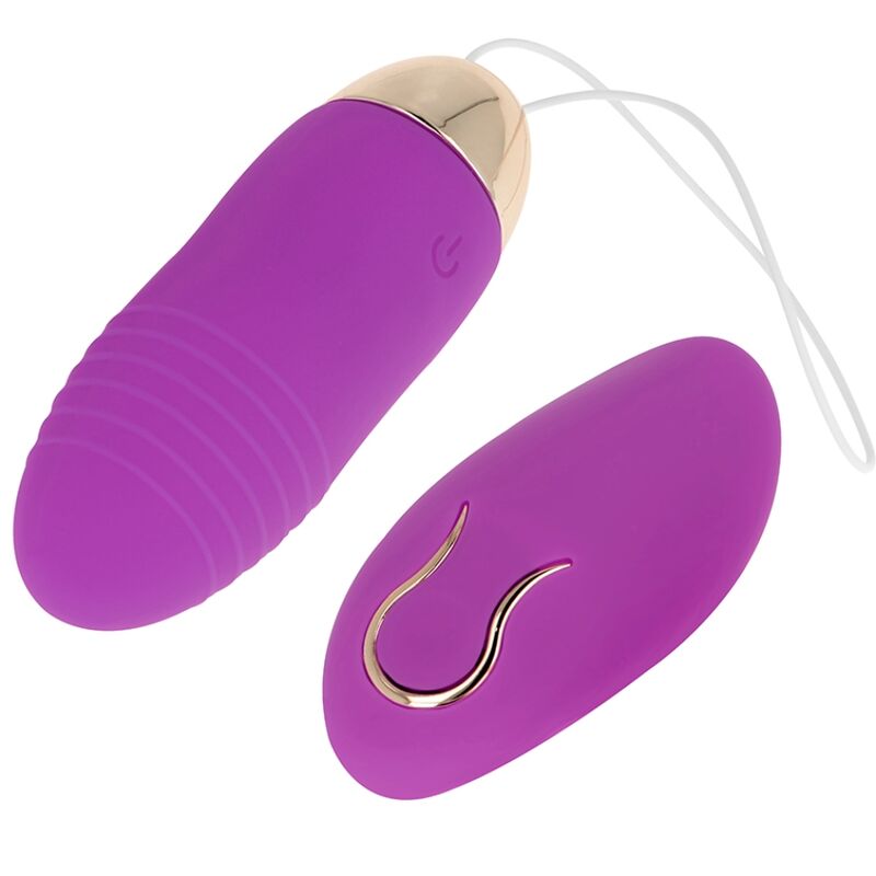 OHMAMA - REMOTE CONTROL VIBRATING EGG 10 SPEEDS PURPLE - Imagem de 3