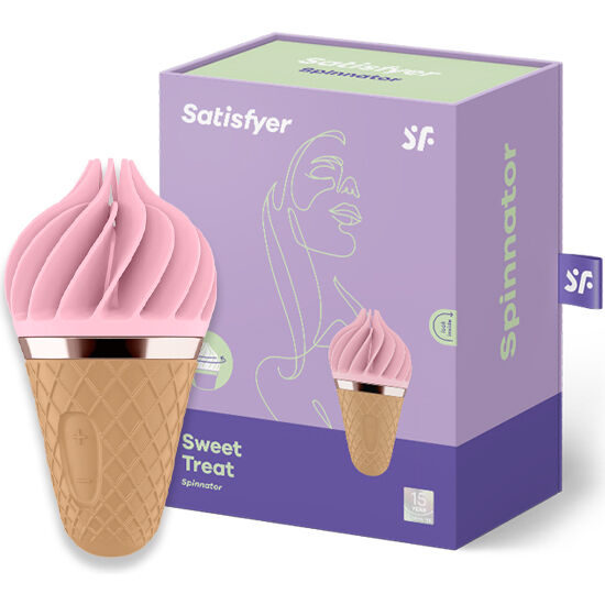 SATISFYER - SWEET TREAT SPINNATOR NEGRO - Imagem de 2