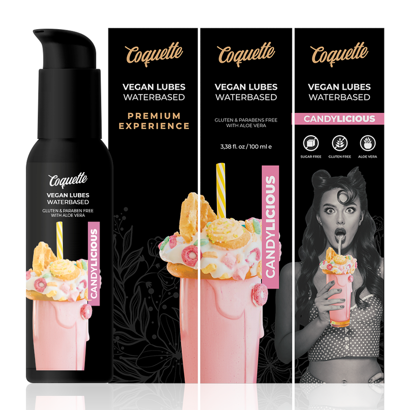 COQUETTE CHIC DESIRE - PREMIUM EXPERIENCE 100ML VEGAN LUBES CANDYLICIOUS - Imagem de 3