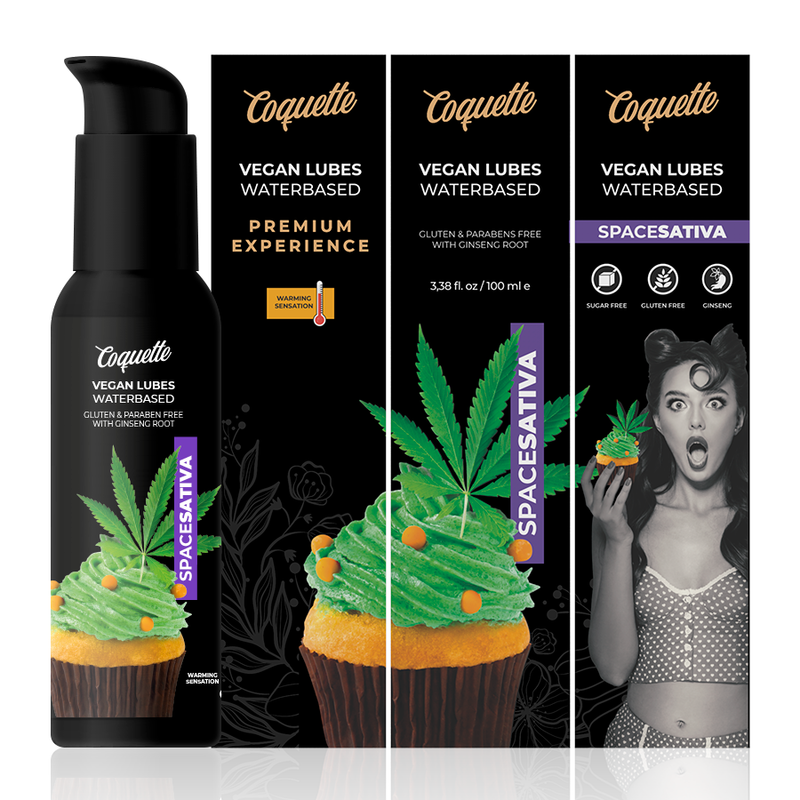 COQUETTE CHIC DESIRE - PREMIUM EXPERIENCE 100 ML VEGAN LUBES SPACE SATIVA - Imagem de 3
