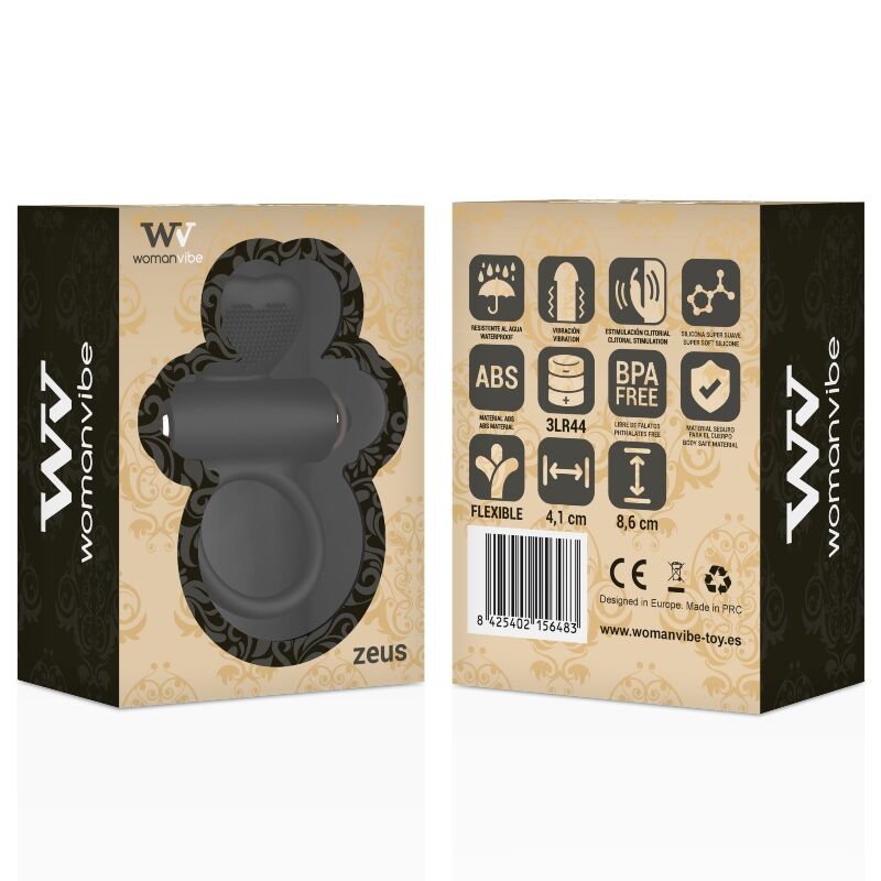 WOMANVIBE - ZEUS SILICONE VIBRATOR RING - Imagem de 2