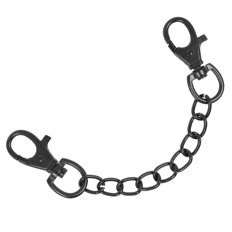 FETISH SUBMISSIVE DARK ROOM - VEGAN LEATHER ANKLE HANDCUFFS WITH NEOPRENE LINING - Imagem de 3