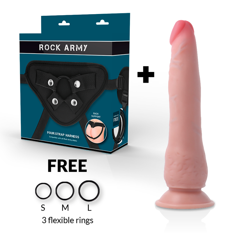 ROCKARMY - HARNESS + DUAL DENSITY CRUSADER 21.5 CM -O- 4.46 CM - Imagem de 2
