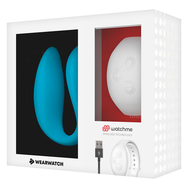 WEARWATCH - WATCHME DUAL TECHNOLOGY VIBRATOR INDIGO/SNOW - Imagem de 5