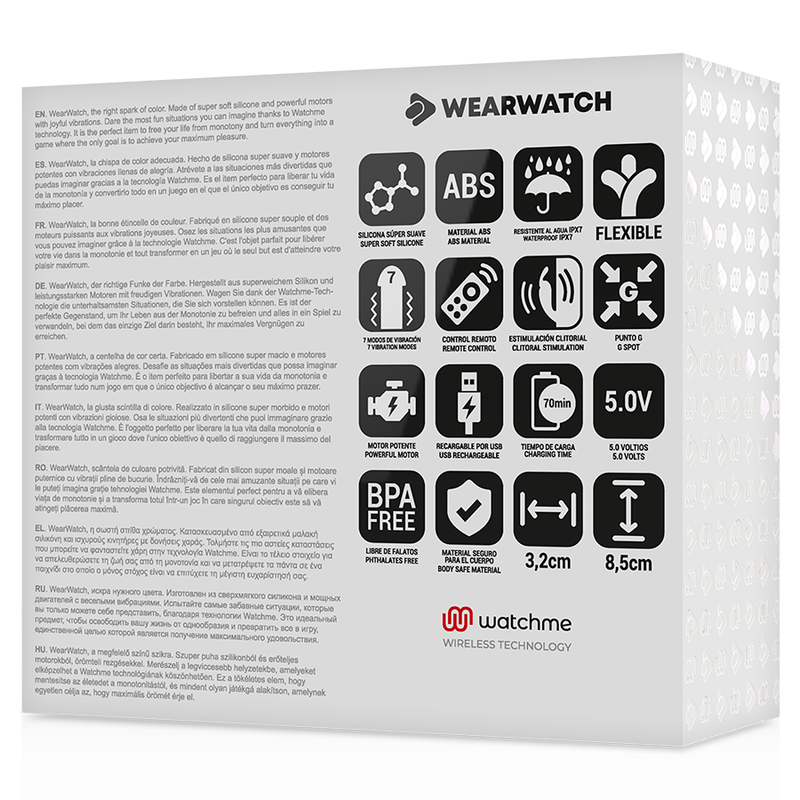 WEARWATCH - WATCHME DUAL TECHNOLOGY VIBRATOR SEA WATER / PINK - Imagem de 4