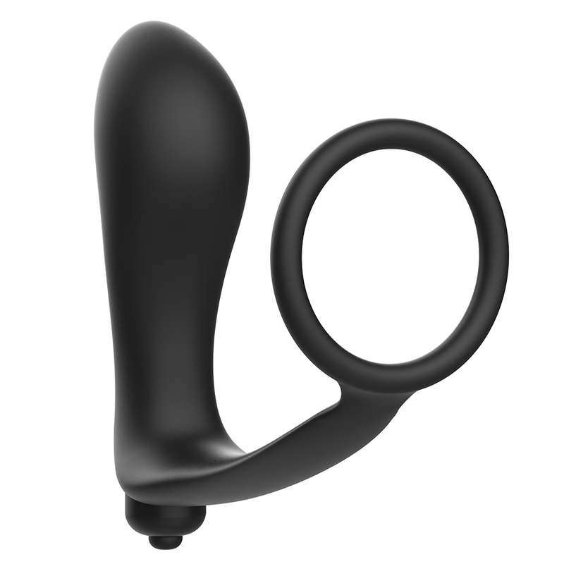ADDICTED TOYS - VIBRATORY ANAL PLUG WITH PENIS RING - Imagem de 2